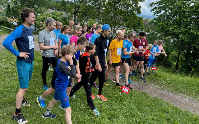 Like før start for den siste av puljene. (Foto: Siri S. Johnsen)