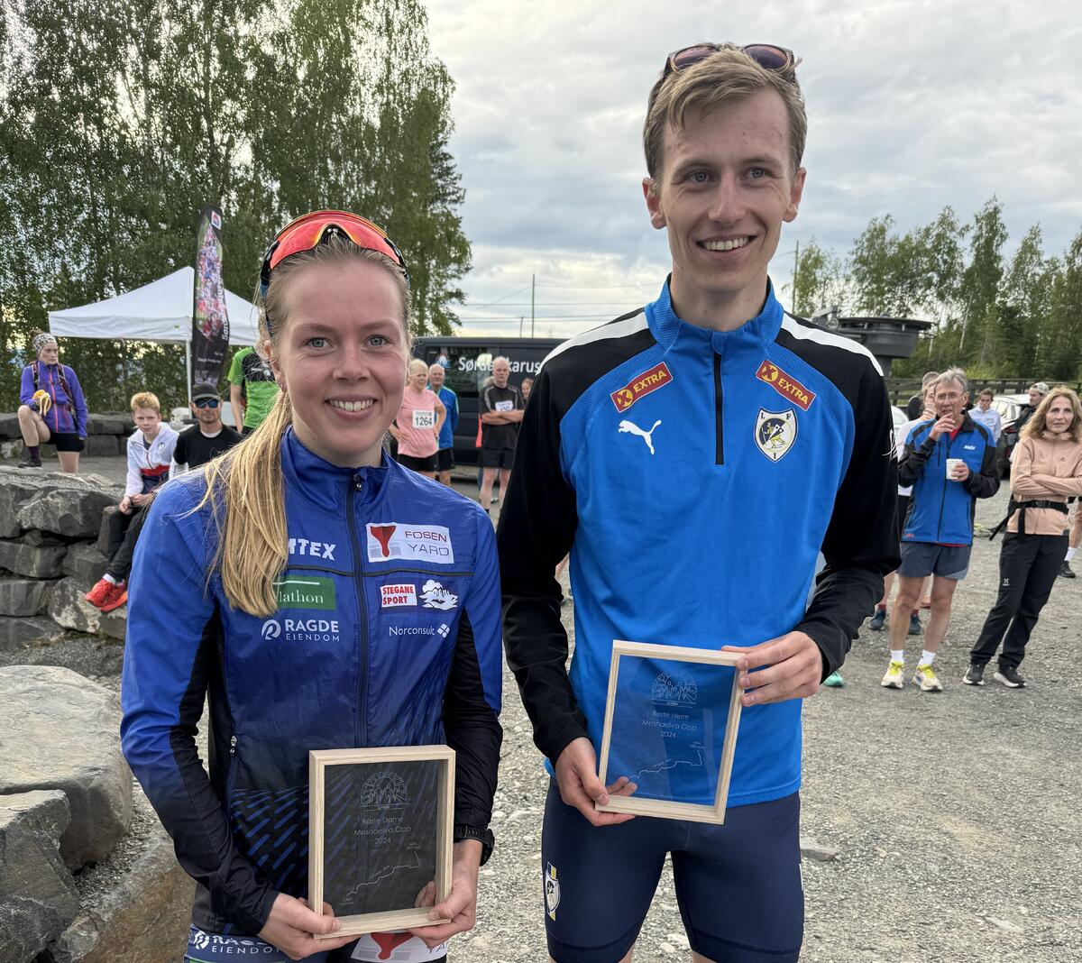 I år som i fjor var Karoline Erdal og Leif Christian Tallaksen best. I år var løypa tilbake til normal lengde 4 km etter en forkortet løype i fjor.