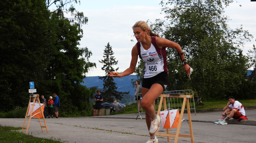 Pia Young Vik, Nydalen en av 3 vinnere i D21E. (Foto: Stein Arne Negård)
