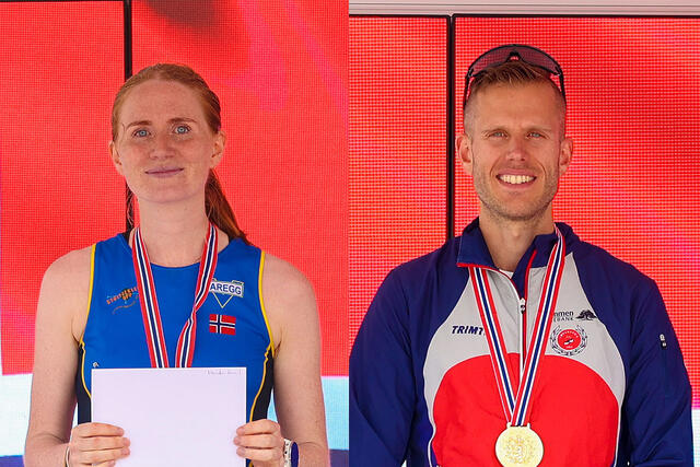 Lina Rivedal og Frode Stenberg