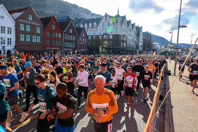 Starten halvmaraton BCM
