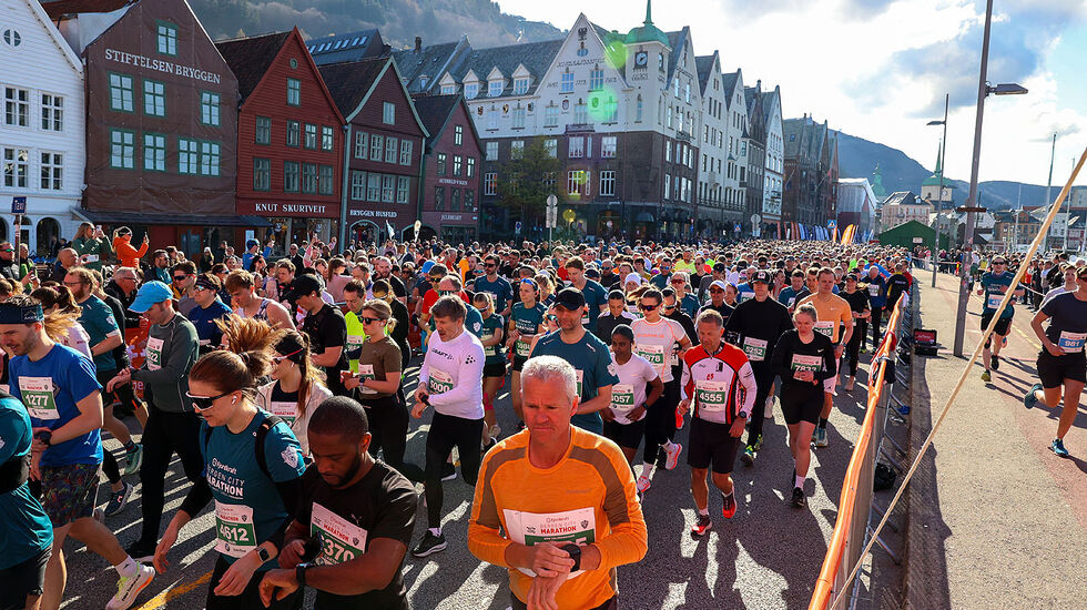 Starten halvmaraton BCM