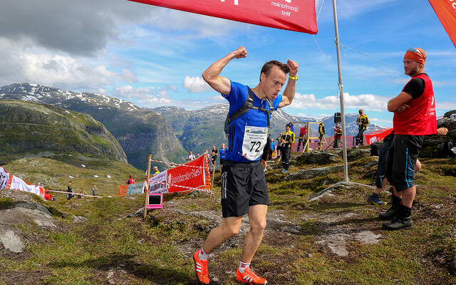 Forrige gang Kvasshovden Opp var vertskap for NM i motbakke var i 2017. Da tok Johan Bugge en klar seier. (Foto: Arne Dag Myking)