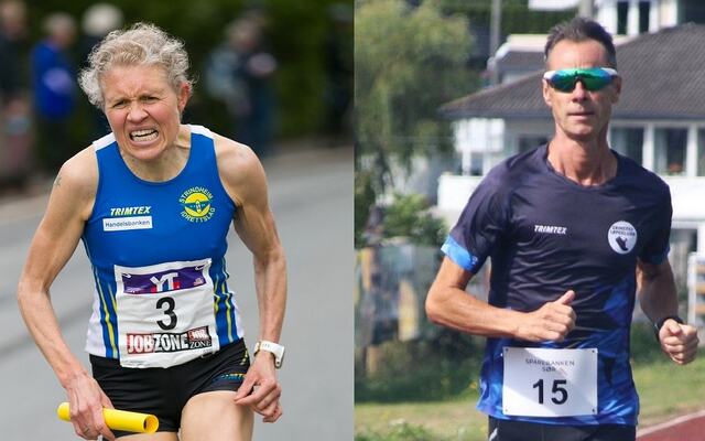 Anne Nevin og Jaroslaw Sosin topper 10 km-statistikken halvveis ut i 2024. (Foto: Stian Schløsser Møller/Henrik Kofoed Nielsen)