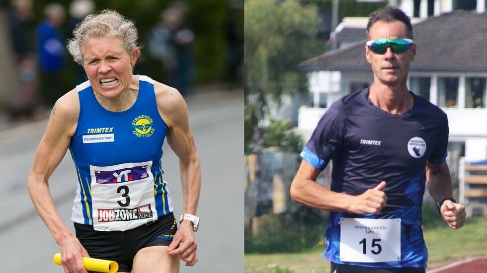 Anne Nevin og Jaroslaw Sosin topper 10 km-statistikken halvveis ut i 2024. (Foto: Stian Schløsser Møller/Henrik Kofoed Nilesen)