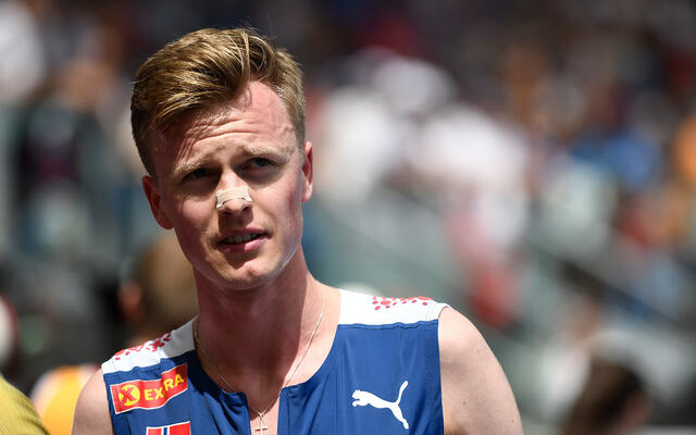Siste stopp før OL i Paris for Narve Gilje Nordås - En engelsk mil under Diamond League-stevnet i London. Her fra EM i Roma tidligere i år. (Foto: Bjørn Johannessen)