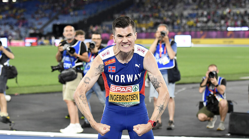 Idrett er drama og underhalding, og Jakob Ingebrigtsen vart ein av dei aller største heltane under friidretts-EM i Roma. (Foto: Bjørn Johannessen) 