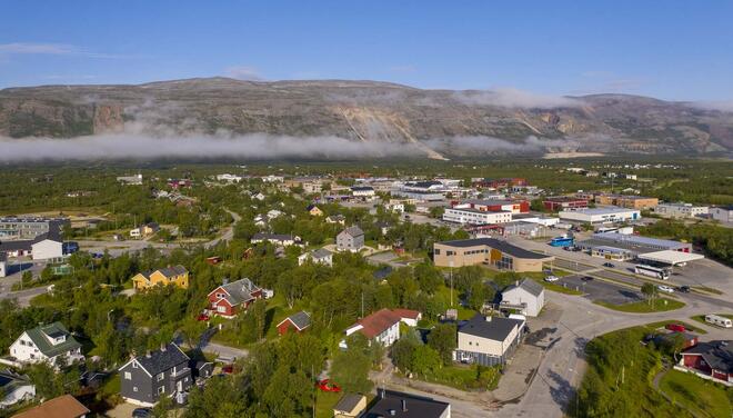 Bilde av Lakselv sentrum