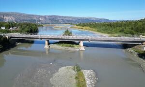 bilde fra skredområdet i Brennelv 7.8.2024. Foto: Porsanger kommune.
