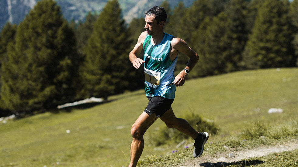 Kilian Jornet løp fra alle konkurrentene og føyde nok en prestisjefylt seier til sin lange merittliste. (Foto: @rising.story_@colinolivero_GTWS_SierreZinal)