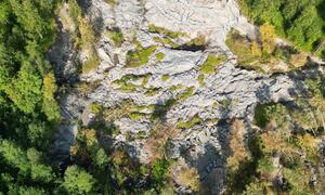 bilde fra skredområdet i Brennelv 12.8.2024. Foto: Porsanger kommune