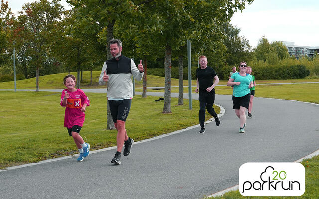 Parkrun fra Fornebu. (Foto: Nansenparken Parkrun)