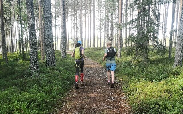 På lang utbytterik treningstur med og uten treningsklokke eller Strava sist søndag. (Foto: Rolf Bakken)