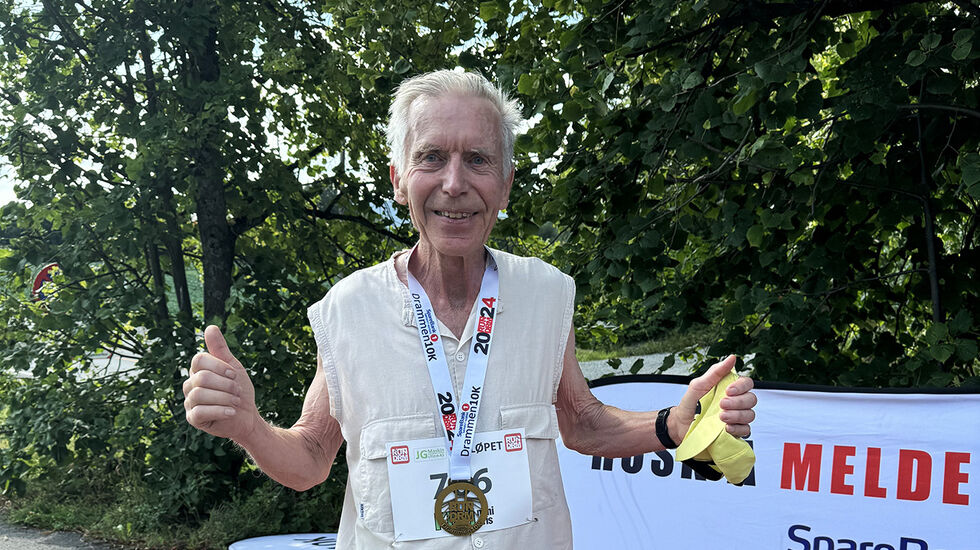 Henrik Lund Raagaard forbedra sin egen norske aldersrekord på 5 km. (Arkivfoto: Lierløpet) 