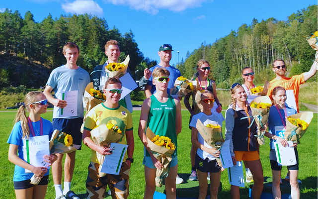 Alle medaljevinnerne i Kodalmila. (Foto: Roger Christiansen)