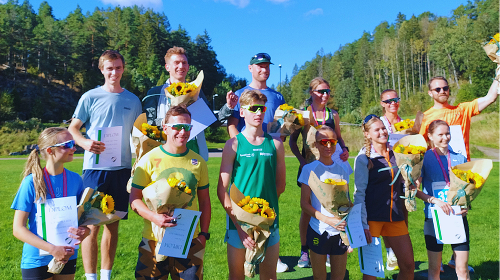 Alle medaljevinnerne i Kodalmila. (Foto: Roger Christiansen)