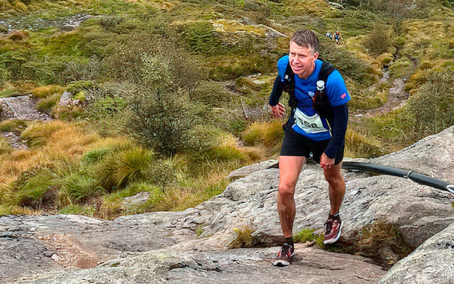 Lars Olaf Haaheim var suveren over 10 fjell i Styrkeprøven Rett Vest Extreme. (Foto: Arrangøren)