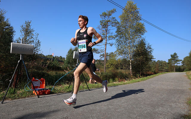 Det ble et sololøp til seier for til Marius Vedvik. (Alle foto: Arne Dag Myking)
