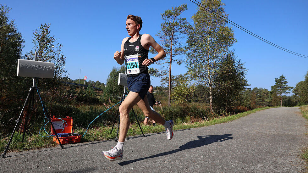Det ble et sololøp til seier for til Marius Vedvik. (Alle foto: Arne Dag Myking)
