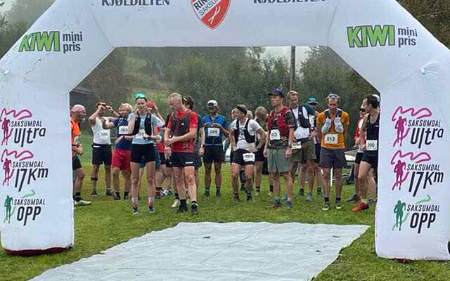 Det nærmer seg start for Saksumdal Ultra. (Foto: Arrangøren)