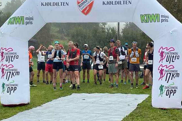 Det nærmer seg start for Saksumdal Ultra. (Foto: Arrangøren)