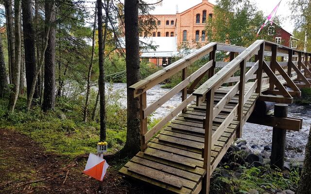 Siste post var lagt før brua over Svartelva. (Foto: Stein Arne Negård)