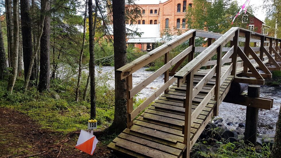 Siste post var lagt før brua over Svartelva. (Foto: Stein Arne Negård)
