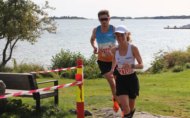 Vendepunktet på halvmaraton ligger utroligt smukt til. (Foto: Henrik Kofoed Nilsen)