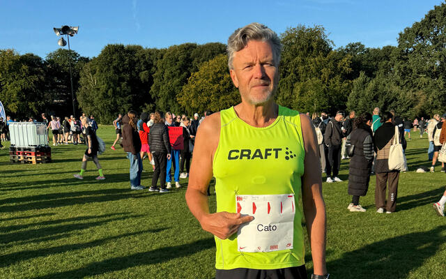 Cato Thunes er klar til start i Copenhagen Half, noe som blir et viktig skritt på veien mot Tokyo marathon neste år. (Foto: Privat)