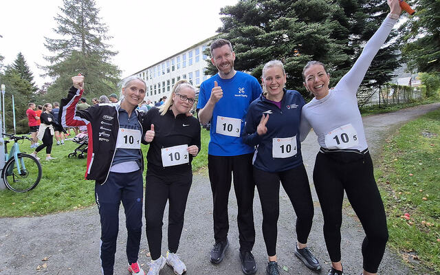 Idrettens Hus sitt lag. De deltok i mix-klassen. (Alle foto: arrangør)