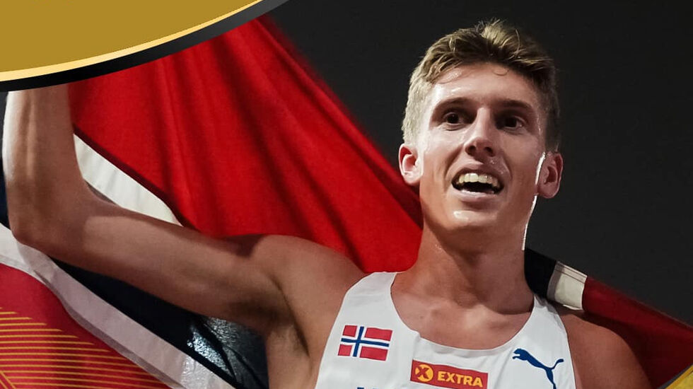Andreas Fjeld Halvorsen er en av ti som kan bli kåra som årets Rising Star i Europa. (Foto: European Athletics)