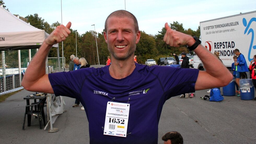 Simen Koland ble vinner av Milslukeren på 7,2 km på sterke 26:28. (Foto: Sverre Larsen)