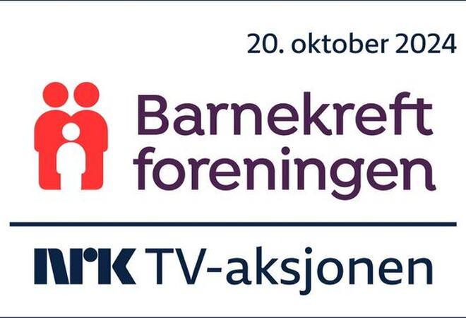 Kampanjelogo TV-aksjonen 2024 Barnekreftforeningen