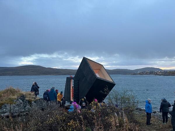 På bilde: aPod hytta i Nordskogfjæra. Foto:Privat