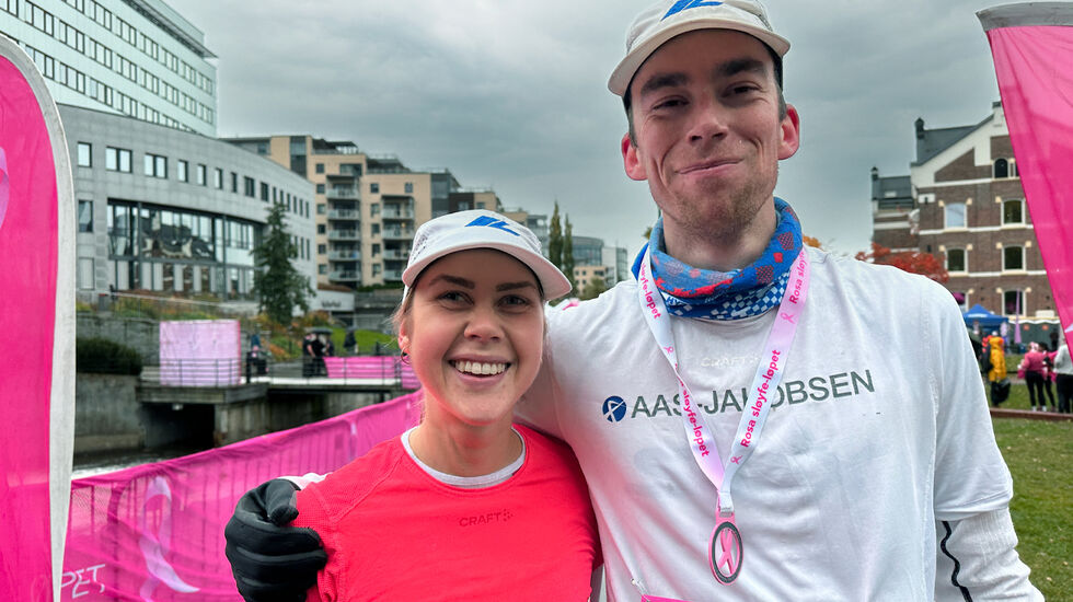 Cecilie Høgset og Jens Petter Bergerud var raskest opp langs Akerselva. (Foto: Tom-Arild Hansen)