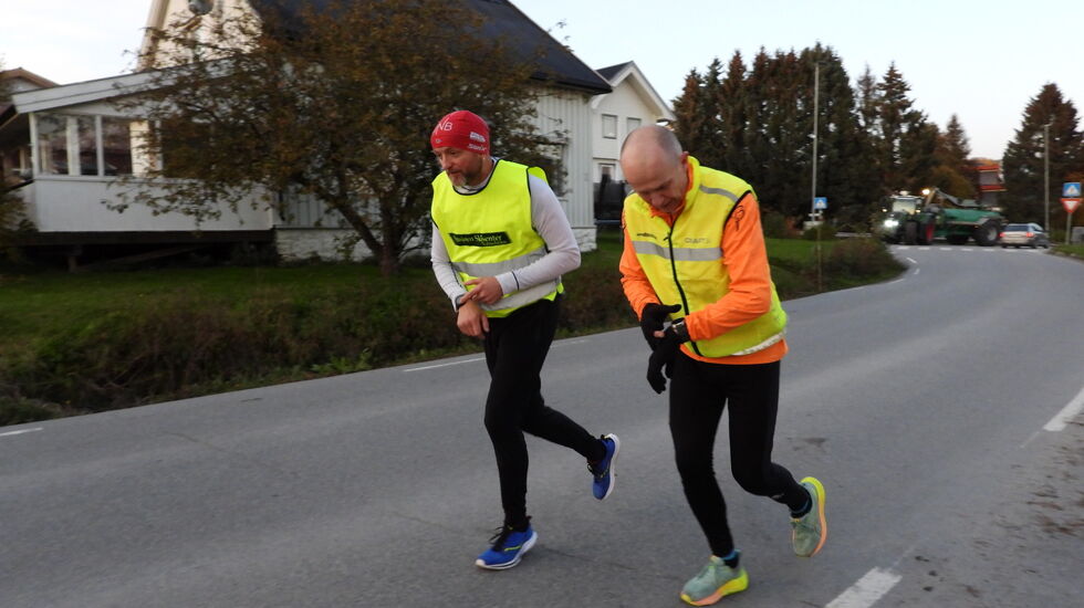 To mann er også nok til en fellesstart! (Foto: Stein Arne Negård)