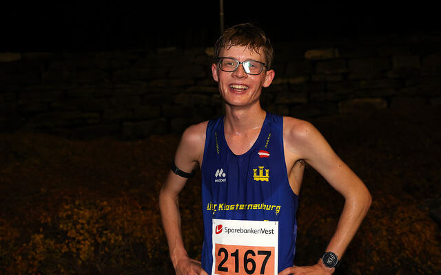 Simon Schmidmayr vant 10 km på 33:02, men hadde en feilløping underveis. (Alle foto: Arne Dag Myking)
