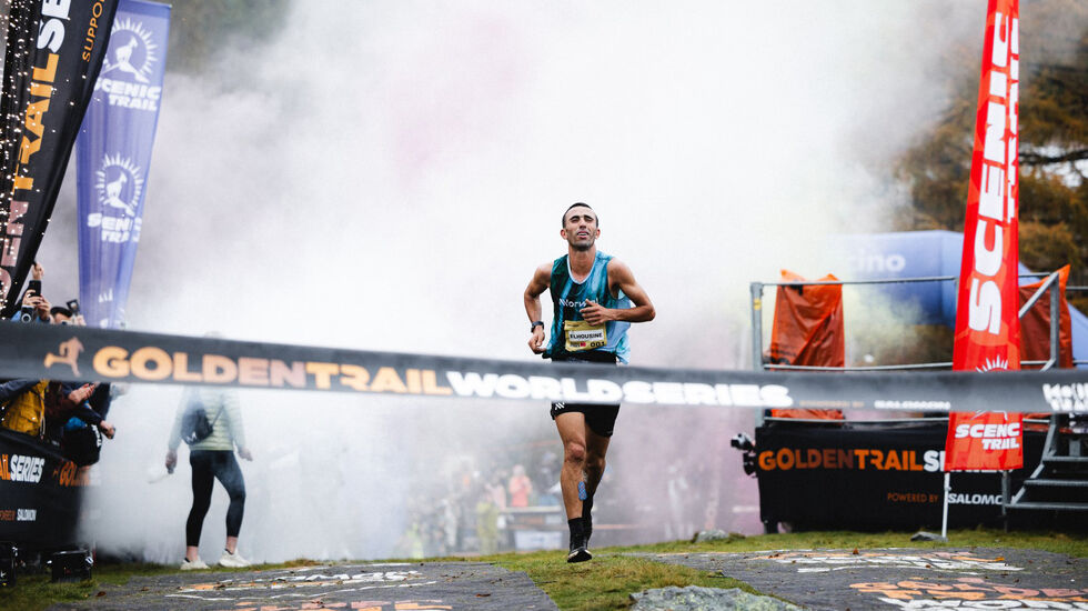 Elhousine Elazzaoui vant begge finaleløpa og Golden Trail World Series sammenlagt. (Foto: GTWS)