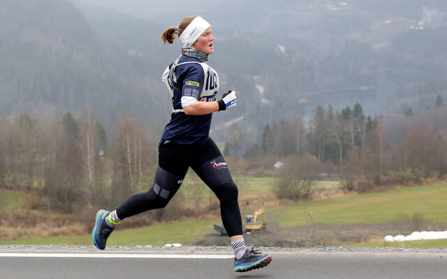 Den habile skiløperen Maren Wangensteen, som her representerte Team Anlegg Øst Entrepenør, ble klart raskeste kvinne, og satte også løpsrekord med tiden 43:04.