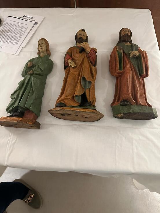 De 3 evangelistfigurene