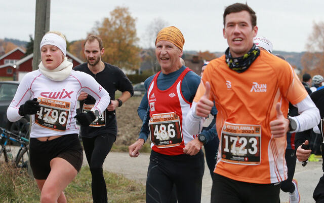 Nivået i de eldre klassene er blitt klart bedre, og en av dem som har bidratt til det, er Kondis statistikkfører på 3, 5 og 10 km, Ger van Graas (486). (Foto: Kjell Vigestad)