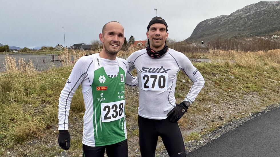 Olger Pedersen (238) blei nummer tre og Thomas Fiskerstrand (270) vant dagens løp på Hareid