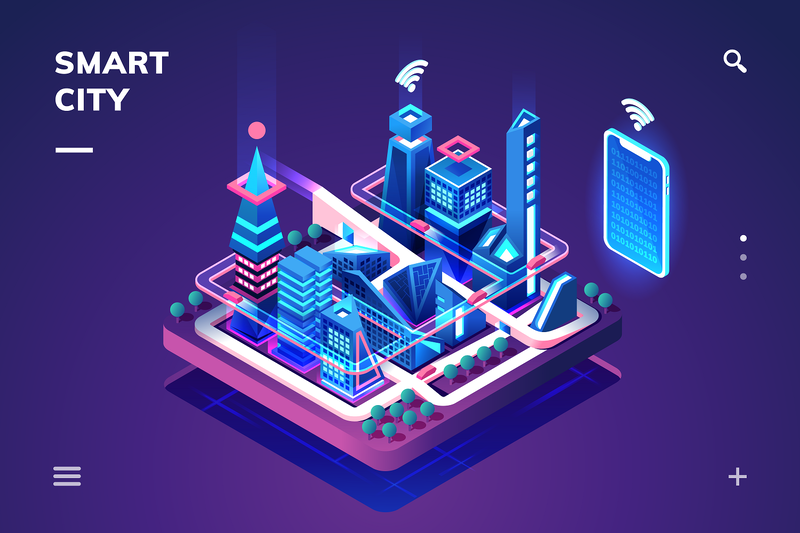 Grafikk smart city