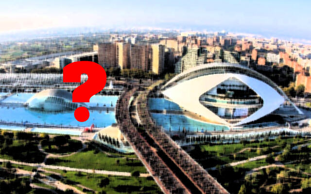 Valencia Marathon har målområde ved de storslagne bygningene i Vitenskapsmuseet, City of Arts and Sciences. Nå er det ikke sikkert at årets løp lar seg gjennomføre. (Foto fra arrangør).