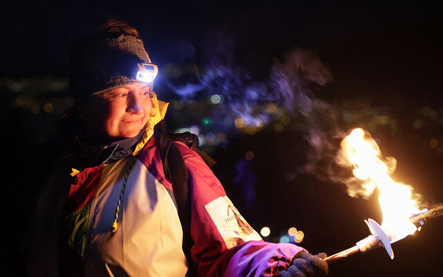 Det er en spesiell opplevelse å gå på fjelltur i mørket. (Foto: Arne Dag Myking)
