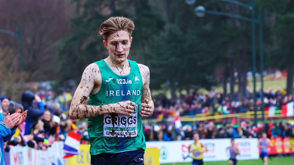 Nick Griggs er en av Europas beste juniorløpere, og her ser vi han i aksjon under EM terrengløp i fjor der han ble nummer tre i U20-klassen. (Foto: Arne Dag Myking)