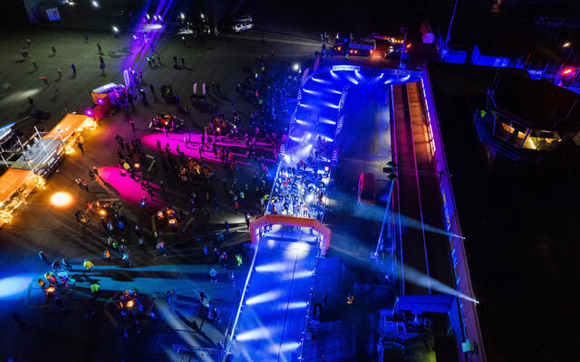 Geiteryggenløpet arrangeres med start og mål på rullebanen til Geiteryggen Lufthavn ved Skien. (Foto: Benjamin Limi / Foto Limi)