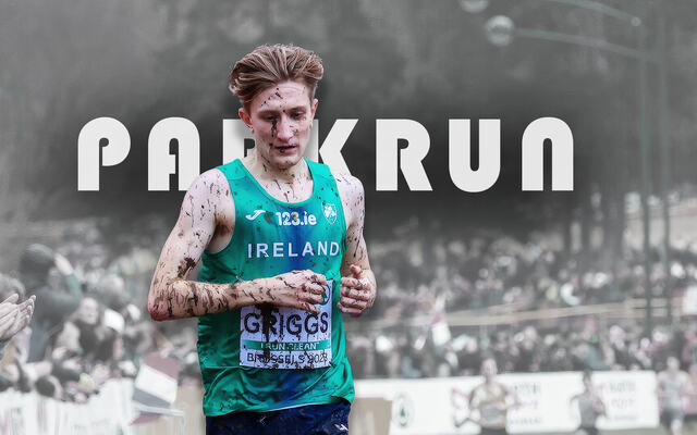 Nick Griggs løp inn til den beste tiden i parkruns historie - og skapte debatt. Her er Griggs fra EM terrengløp 2023 (Foto: Arne Dag Myking / Redigering: Tom-Arild Hansen)