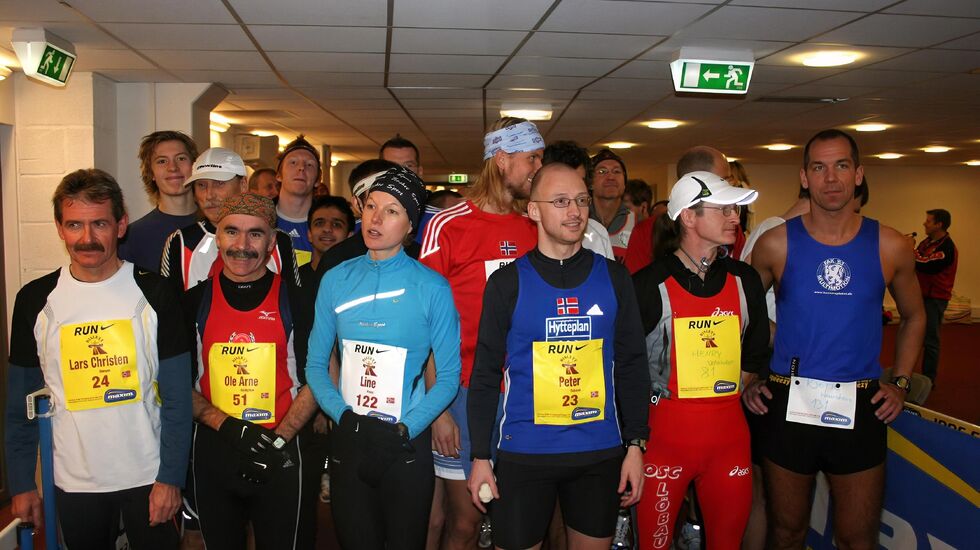 Klare for start for 17 år siden. (Foto: Bjørn Hytjanstorp)