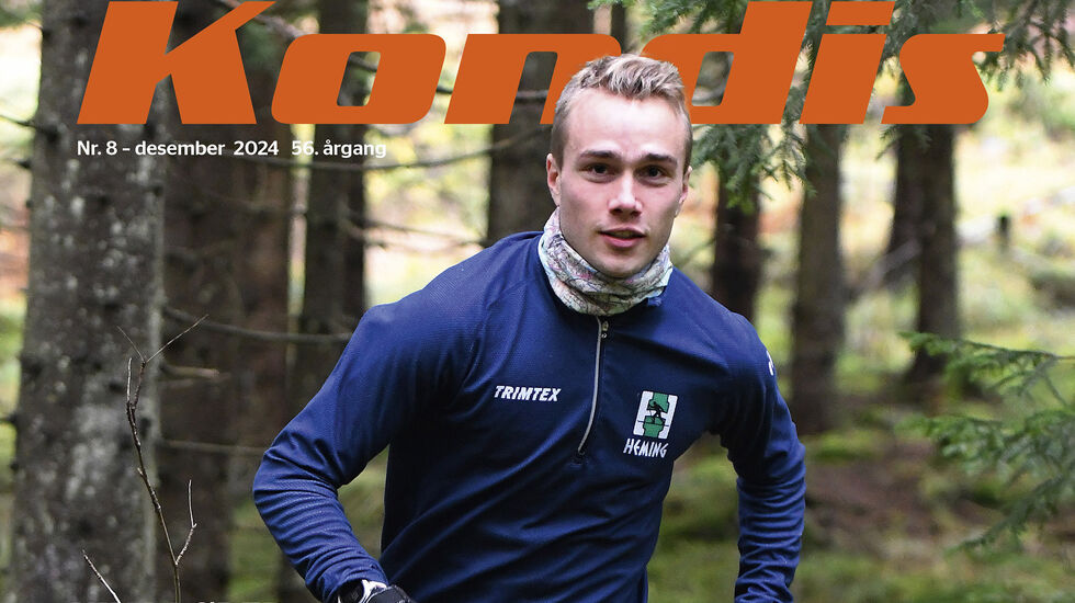 Kasper Harlem Fosser løpe fort både med og uten kart i handa. (Foto: Bjørn Johannessen)